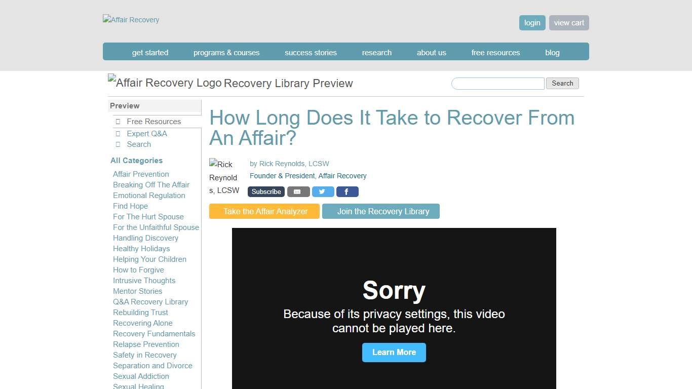 How Long Does It Take to Recover From An Affair? | Affair Recovery